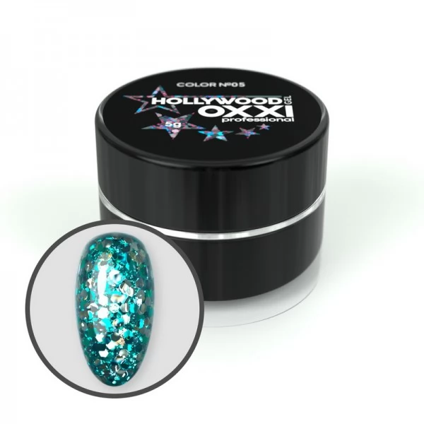 Glitter gel HOLLYWOOD no.05 OXXI Glitter gel HOLLYWOOD no.05 OXXI