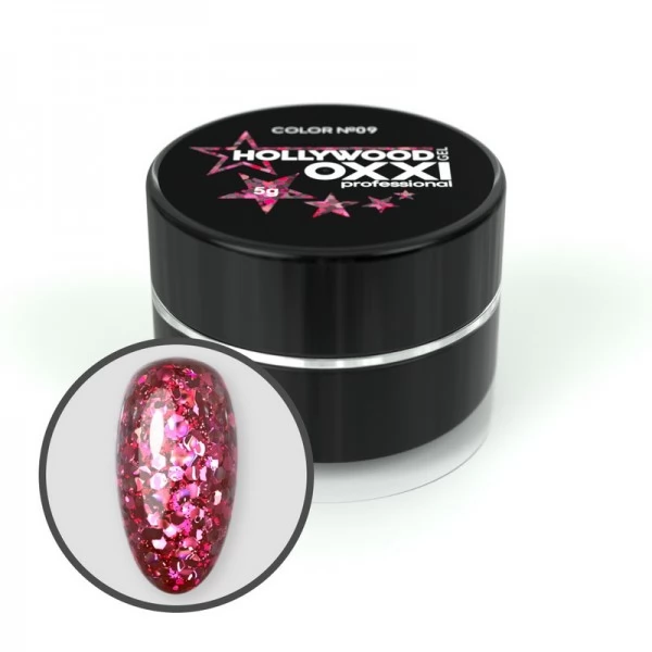 Glitter gel HOLLYWOOD no.09 OXXI Glitter gel HOLLYWOOD no.09 OXXI