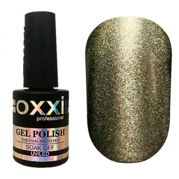 Gel polish Oxxi 10 ml Moonstone no.003(olive-gray, moonstone)