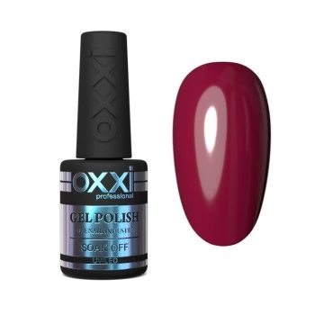 Gel polish OXXI 10 ml 005 (very dark red)