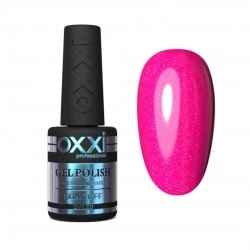 Gel polish OXXI 10 ml 023 (light red with microblast)