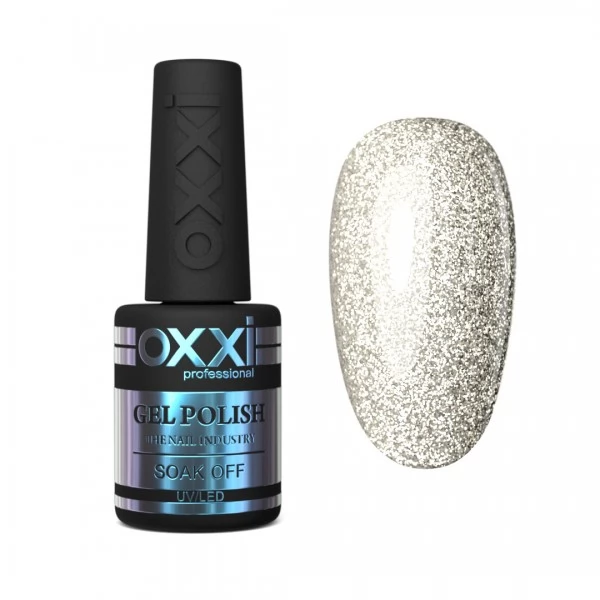Gel polish OXXI 10 ml 095 gel (saturated silver sequins) Gel polish OXXI 10 ml 095 gel (saturated silver sequins)