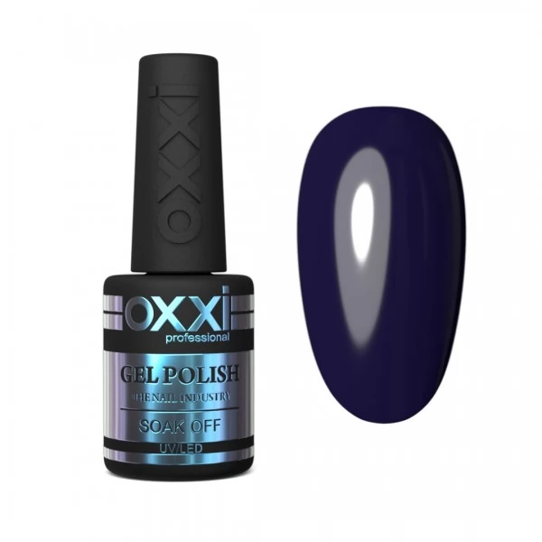 Gel polish OXXI 10 ml 121 gel (dark gray-blue with barely noticeable microblase) Gel polish OXXI 10 ml 121 gel (dark gray-blue with barely noticeable microblase)