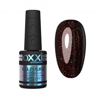 Gel polish OXXI 10 ml 239 (black with red and green microblase)