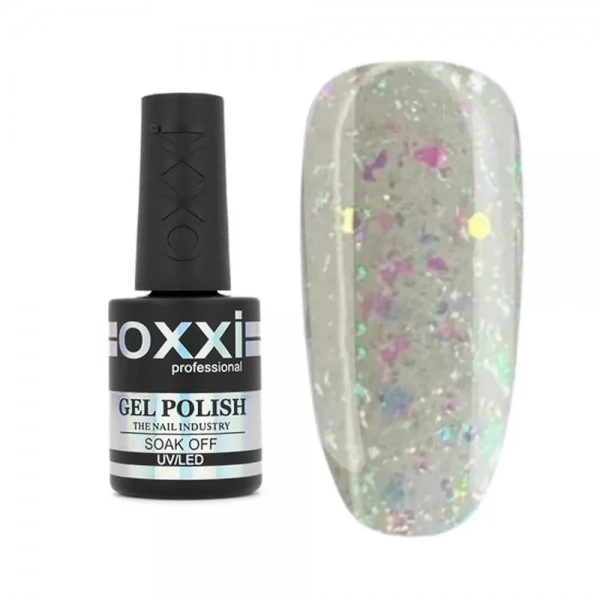 Gel polish Oxxi 10 ml RUMBA 02 green-pink-turquoise