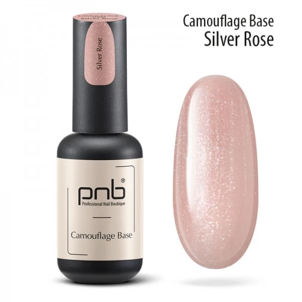 Camouflage Base PNB Silver Rose 8 ml Camouflage Base PNB Silver Rose 8 ml