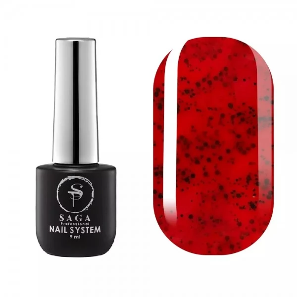 Gel polish SAGA Black Snow no. 01 9 ml Gel polish SAGA Black Snow no. 01 9 ml