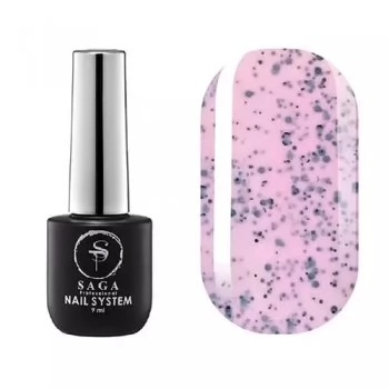 Gel polish SAGA Black Snow no. 04 9 ml