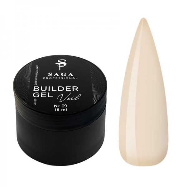 Builder Gel Saga Veil no.09 15 ml Builder Gel Saga Veil no.09 15 ml