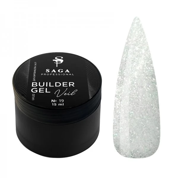 Builder Gel Saga Veil no.19 15 ml Builder Gel Saga Veil no.19 15 ml