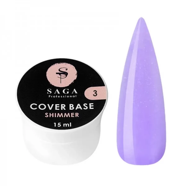 Saga Cover Base Shimmer no.03 15ml Saga Cover Base Shimmer no.03 15ml