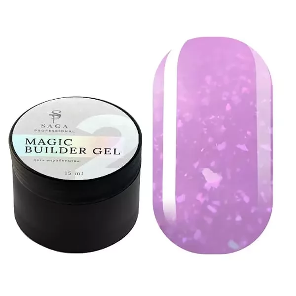 Builder Gel Saga MAGIC no.02 15 ml Builder Gel Saga MAGIC no.02 15 ml