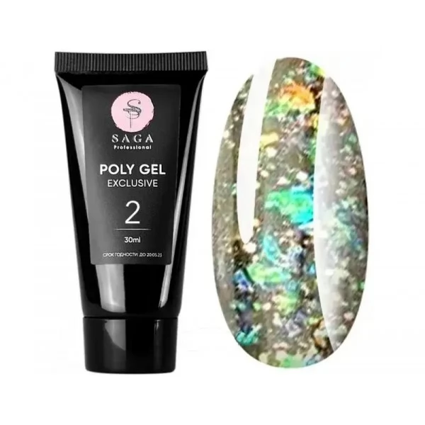 Poly Gel Saga EXCLUSIVE no.02 30 ml Poly Gel Saga EXCLUSIVE no.02 30 ml