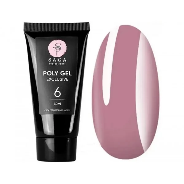 Poly Gel Saga EXCLUSIVE no.06 30 ml Poly Gel Saga EXCLUSIVE no.06 30 ml