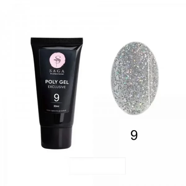 Poly Gel Saga EXCLUSIVE no.09 30 ml Poly Gel Saga EXCLUSIVE no.09 30 ml