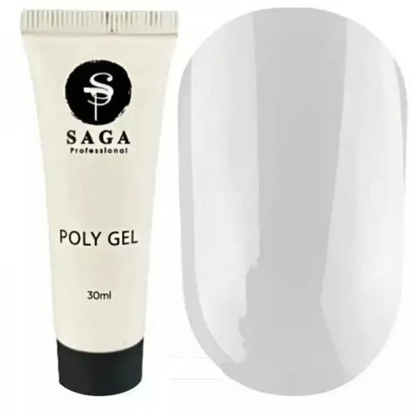 Poly Gel Saga NEW (light tube) no.01 30 ml Poly Gel Saga NEW (light tube) no.01 30 ml
