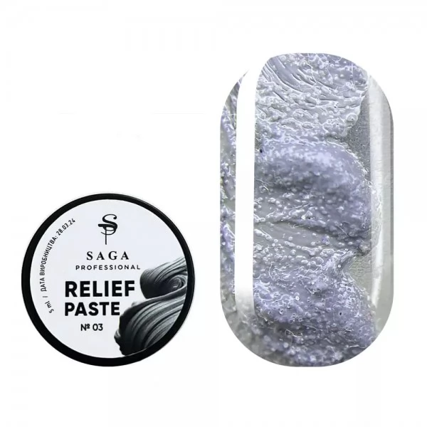 Saga Relief past design gel no.3 5 ml Saga Relief past design gel no.3 5 ml