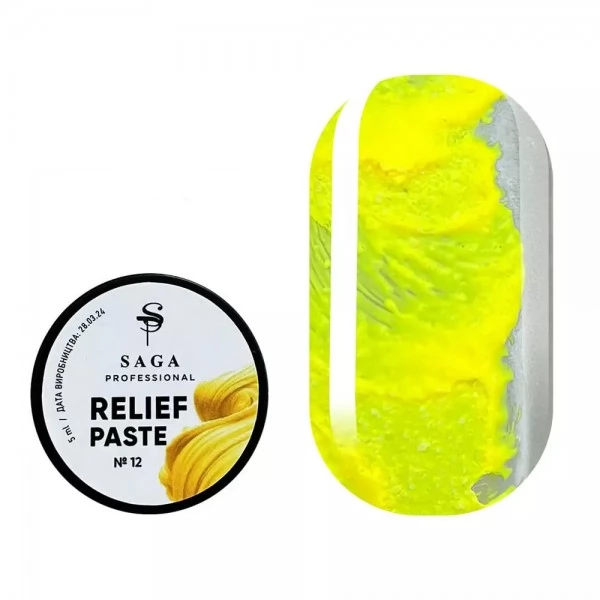 Saga Relief past design gel no.12 5 ml Saga Relief past design gel no.12 5 ml