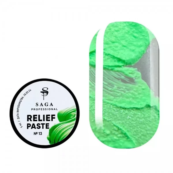 Saga Relief past design gel no.13 5 ml Saga Relief past design gel no.13 5 ml