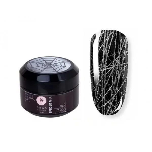 Spider Gel SAGA silver 8 ml Spider Gel SAGA silver 8 ml