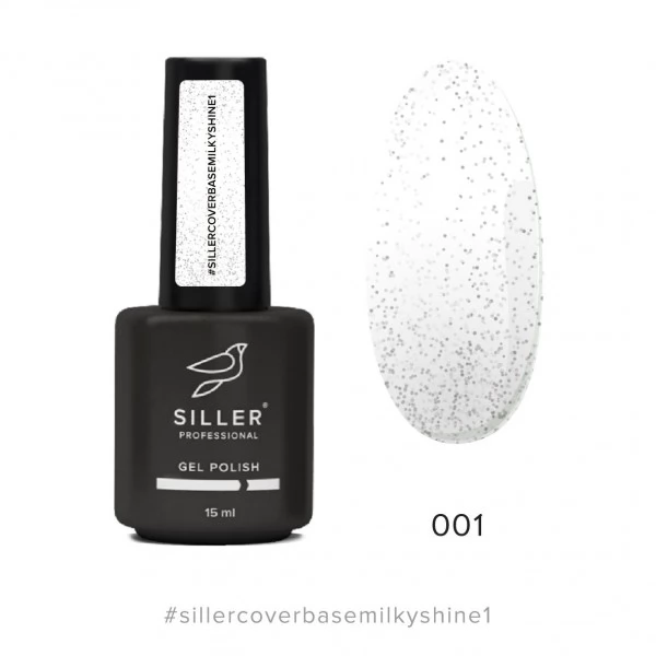 Base Siller Cover MILKY SHINE 1 15 ml (silver)
