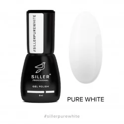 Gel polish Siller Pure White 8 ml