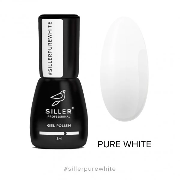 Gel polish Siller Pure White 8 ml Gel polish Siller Pure White 8 ml
