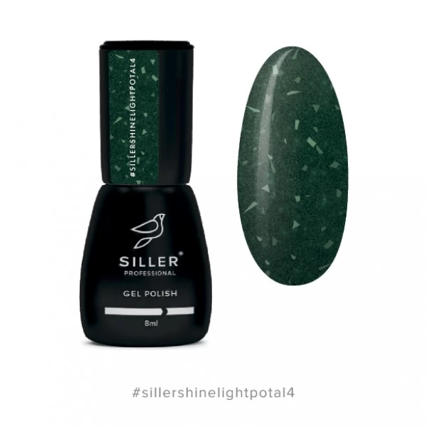 Gel polish Siller Shine Light POTAL 004 8 ml Gel polish Siller Shine Light POTAL 004 8 ml