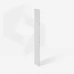 Refill set nail file white papmAm streight file EXPERT 22 240 grit (50 pcs)