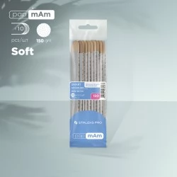Refill set nail file papmAm (soft) wood SMART 20 150 grit (10 pcs)