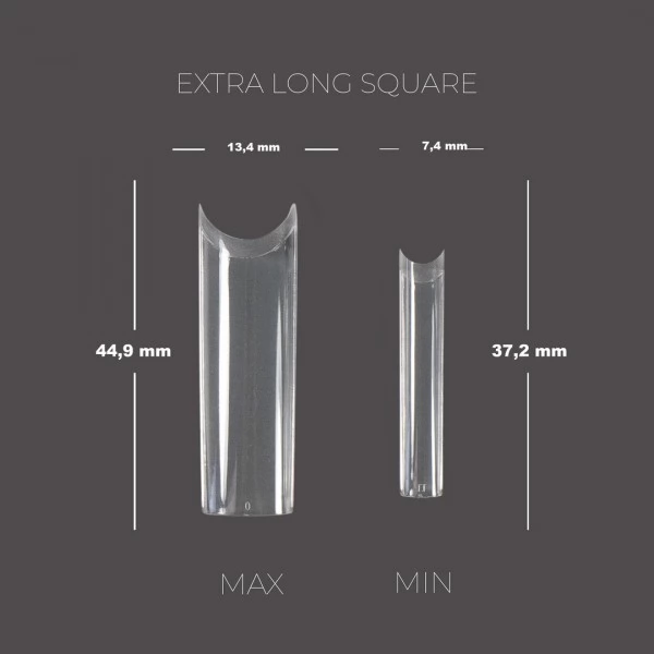 Touch Tips 240 pcs Extra long Square