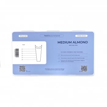 Touch Tips 240 pcs Medium Almond