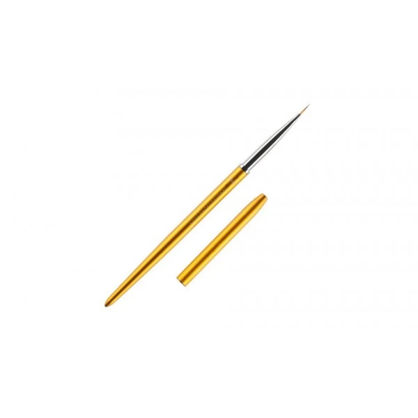 Brush for painting in tube no.00/3 (nylon,metal handle,color Gold) Brush for painting in tube no.00/3 (nylon,metal handle,color Gold)