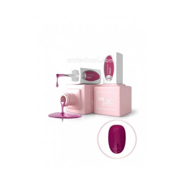 EMI Lac Gel polish GR Dragon Fruit 190 9 ml EMI Lac Gel polish GR Dragon Fruit 190 9 ml