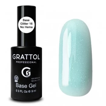 Grattol Glitter Rubber Base 16