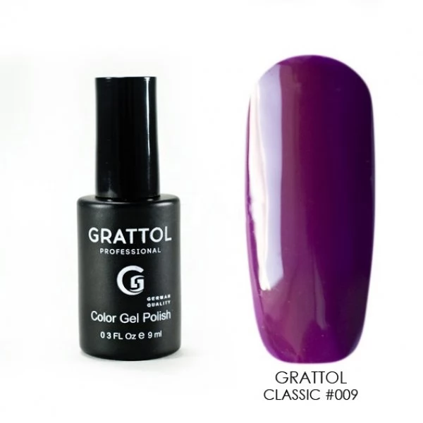 009 Grattol Gel Polish Burgundy 9 ml 009 Grattol Gel Polish Burgundy 9 ml