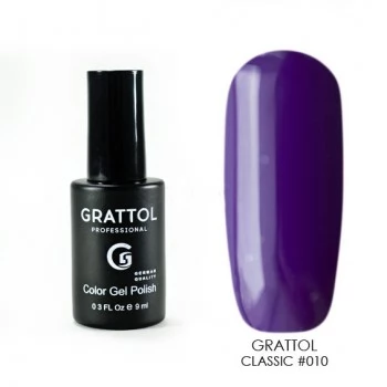 010 Grattol Gel Polish Eggplant  9 ml