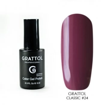 024 Grattol Gel Polish Dusty Purple 9 ml