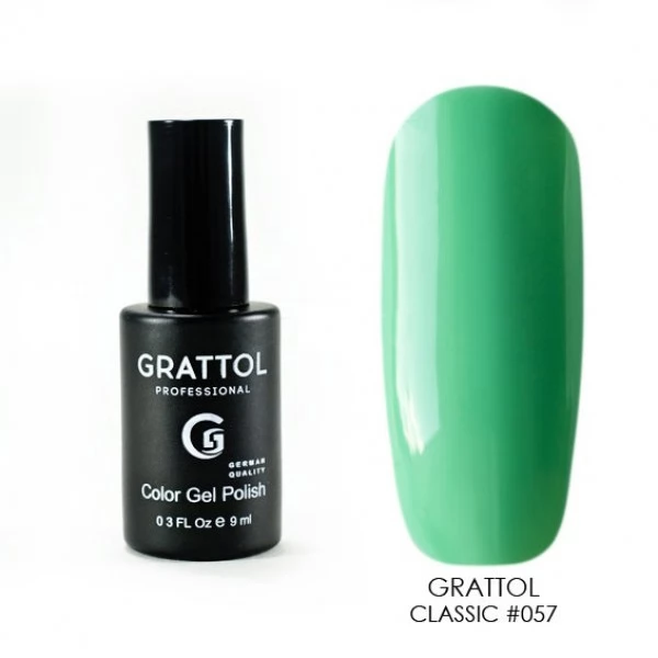 057 Grattol Gel Polish Mint 9 ml 057 Grattol Gel Polish Mint 9 ml