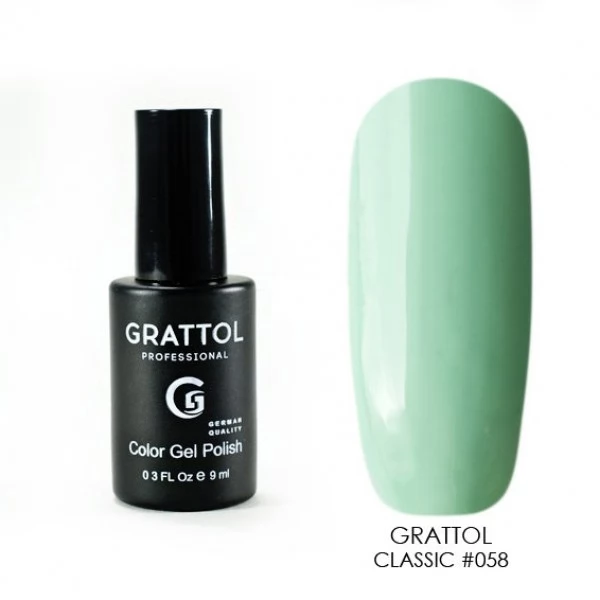 058 Grattol Gel Polish Jade 9 ml