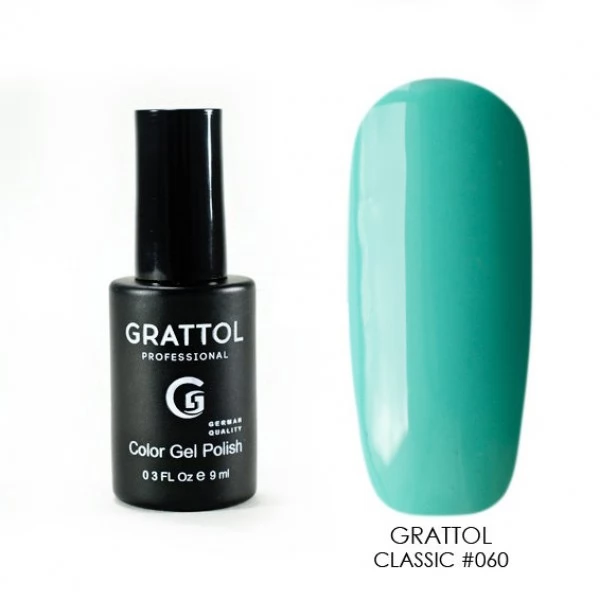 060 Grattol Gel Polish Turquoise 9 ml 060 Grattol Gel Polish Turquoise 9 ml