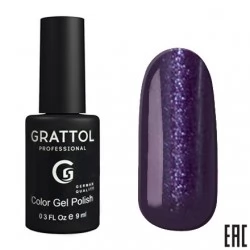 091 Grattol Gel Polish Shining Purple 9 ml