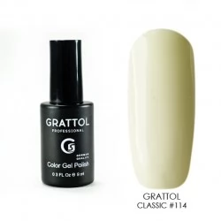 114 Grattol Gel Polish Pale Yellow 9 ml