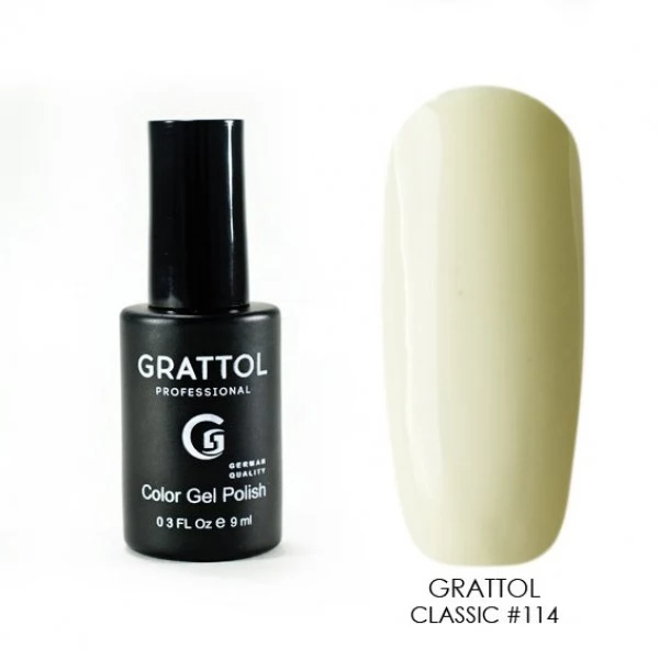 114 Grattol Gel Polish Pale Yellow 9 ml 114 Grattol Gel Polish Pale Yellow 9 ml