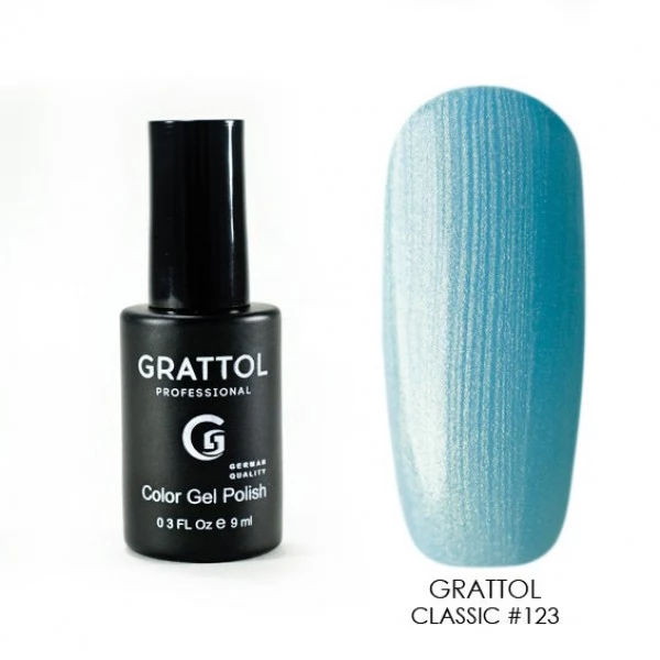 123 Grattol Gel Polish Blue Pearl 9 ml 123 Grattol Gel Polish Blue Pearl 9 ml