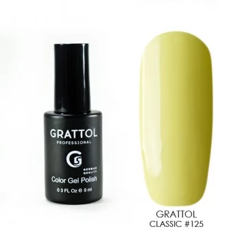 125 Grattol Gel Polish Light Yellow 9 ml