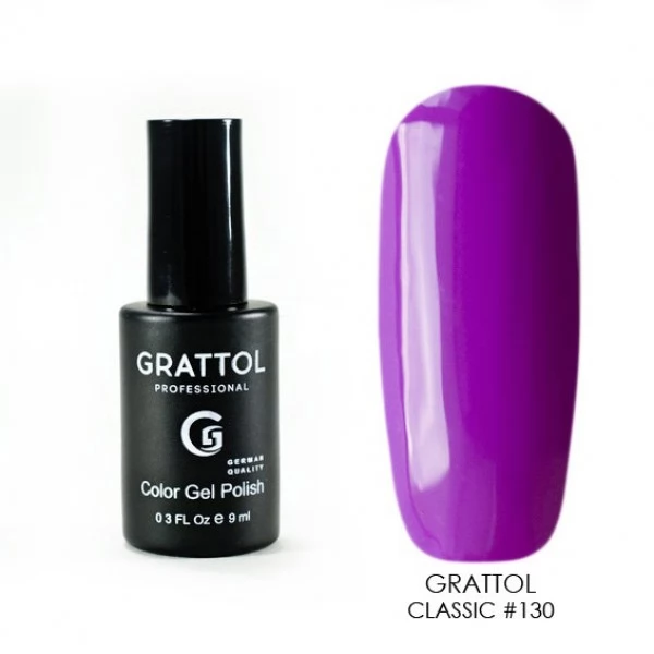 130 Grattol Gel Polish Dark Fuchsia 9 ml 130 Grattol Gel Polish Dark Fuchsia 9 ml
