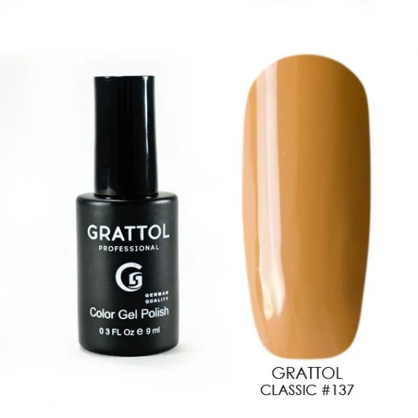 137 Grattol Gel Polish Caramel Сoffee 9 ml 137 Grattol Gel Polish Caramel Сoffee 9 ml