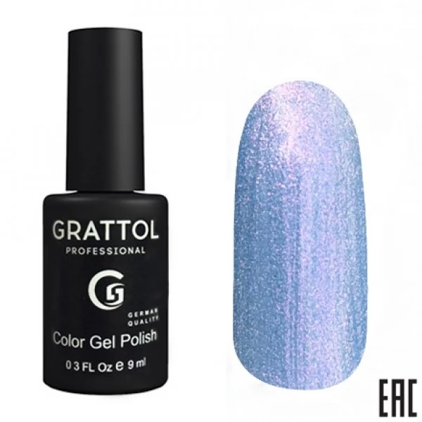 160 Grattol Gel Polish Azure Pearl 9 ml 160 Grattol Gel Polish Azure Pearl 9 ml