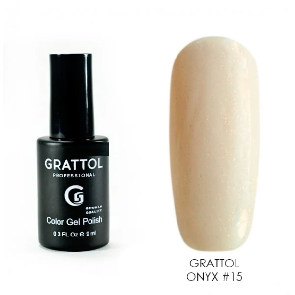 Grattol Gel polish Onyx 15 9ml Grattol Gel polish Onyx 15 9ml
